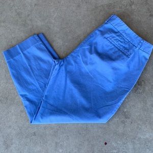 J. Crew Blue Ankle Pants.